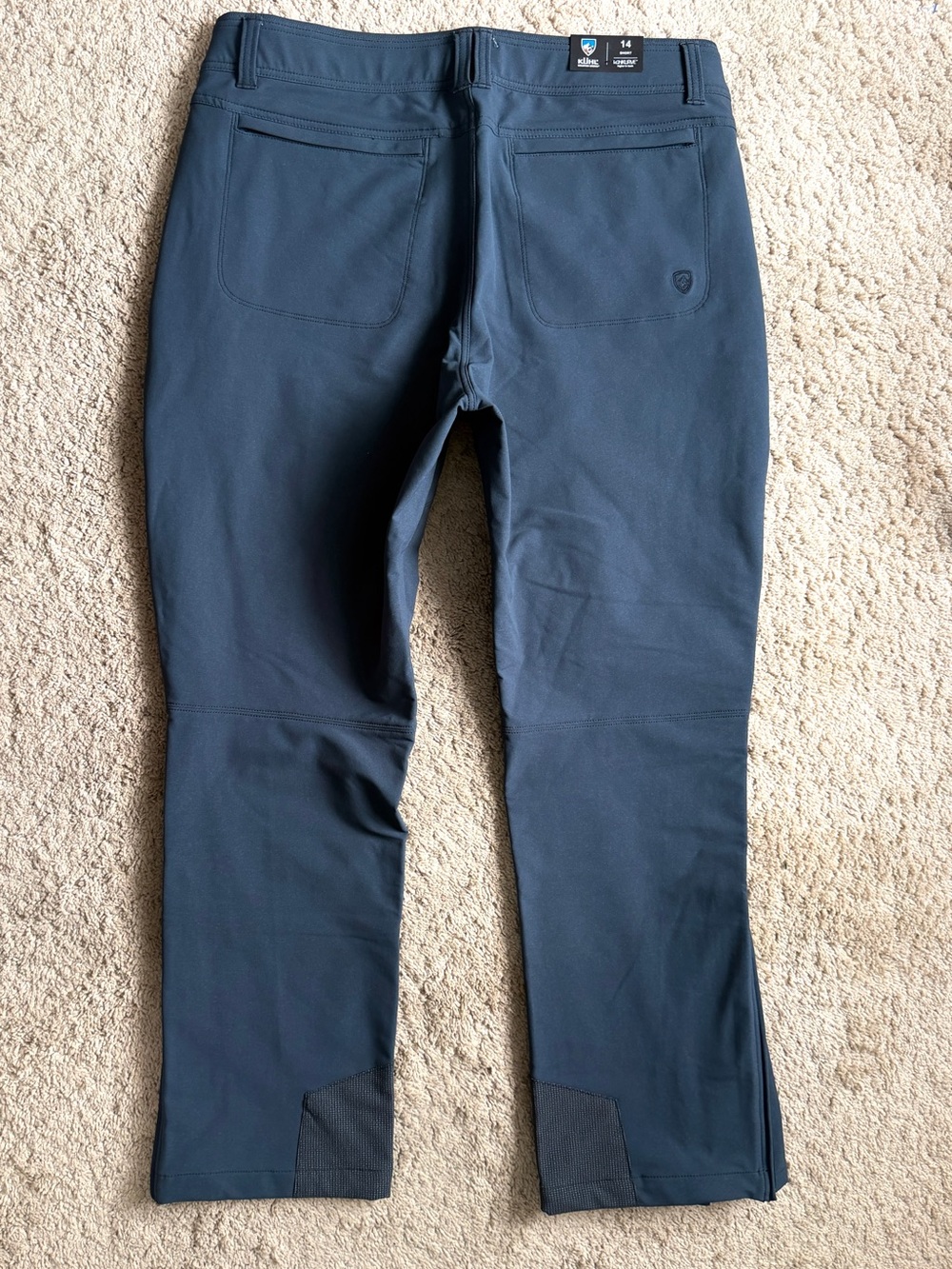 Kuhl Womens Pants Size 14 Klash Cargo Hiking Blue Outdoor Stretch Water Wind New - Picture 9 of 14